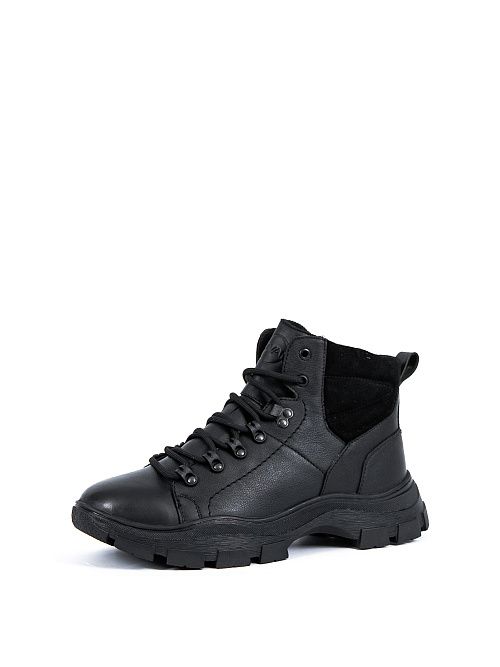 2002-10(L) Ботинки мужские черный Covani 
