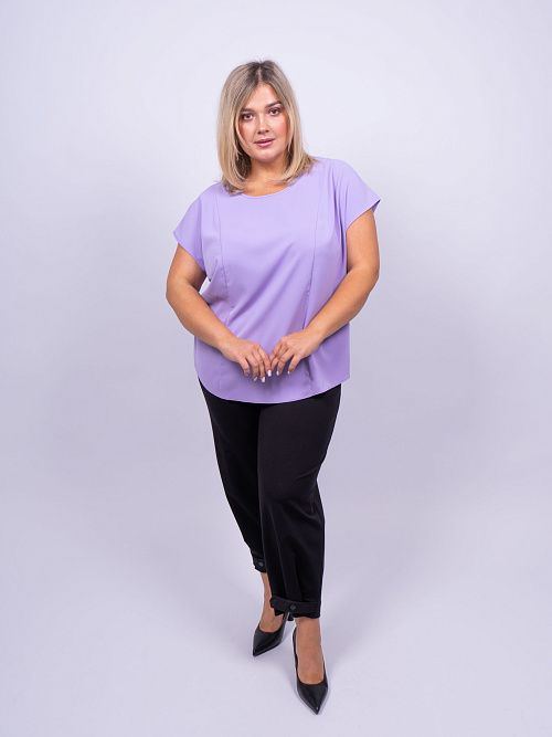 Клайд Топ женский сиреневый ZAR STYLE 