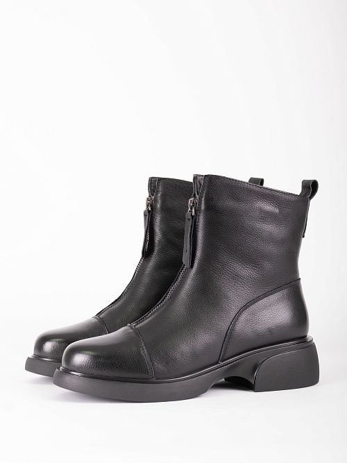 H711-L511-17ZM Ботинки женские натуральная кожа черный 365 