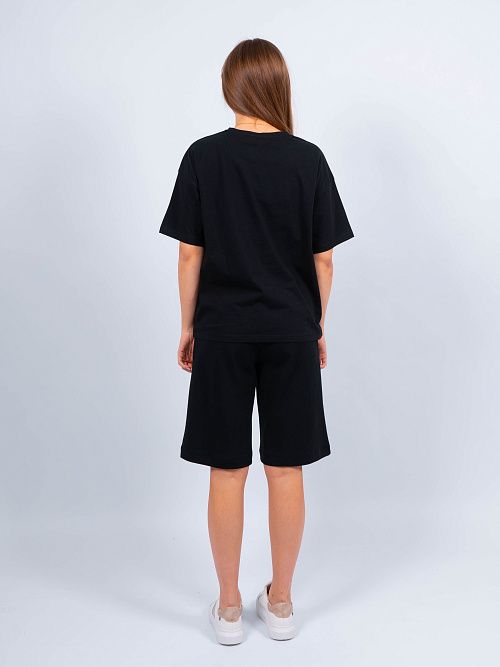 ЕВТ4078 Шорты женские черный VERY NEAT 