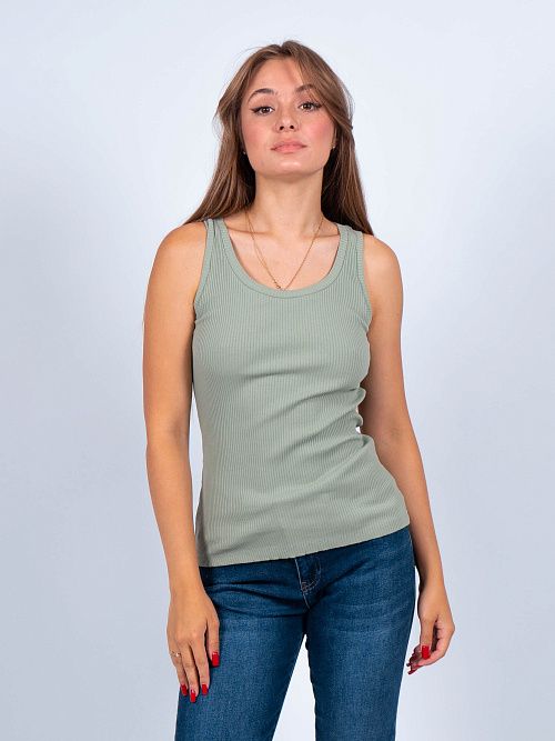 375002 Майка женская зелёный LUISA WANG 