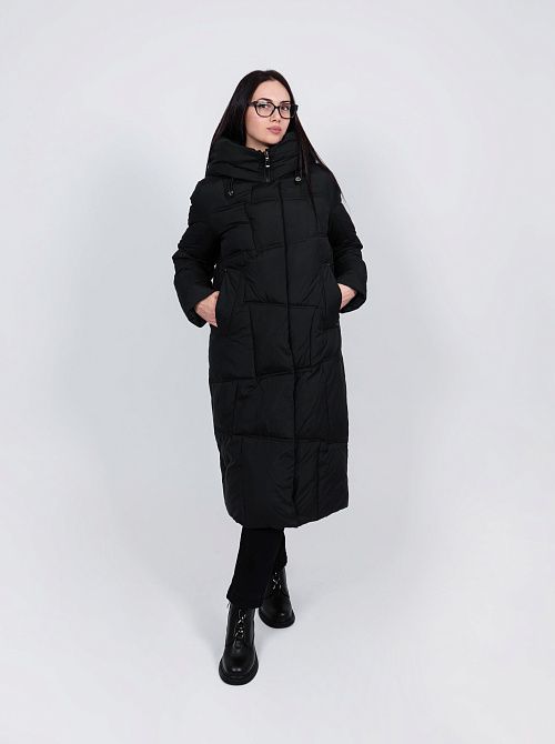 97332/15 Пальто женское черный Baimuni 