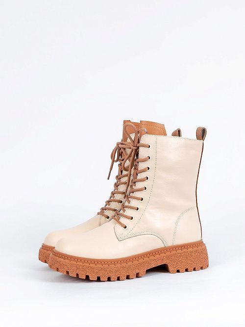 JG011-031 Ботинки женские молочный Baden 