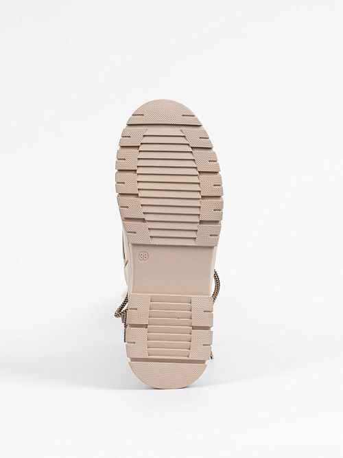 U496-031 Ботинки женские молочный Baden 