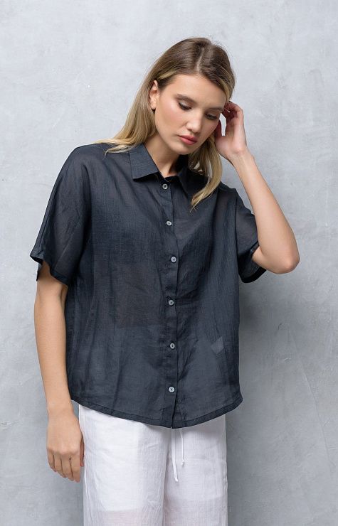 05176Y Блузка ЖЕРАР черный AGENDA 