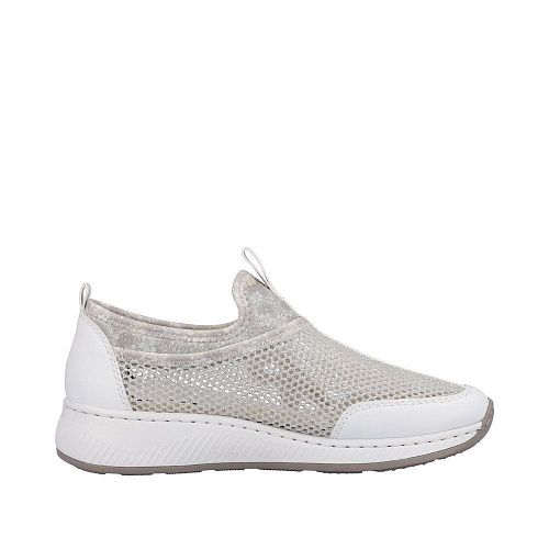 N5554/81 Туфли женские серебристый Rieker 