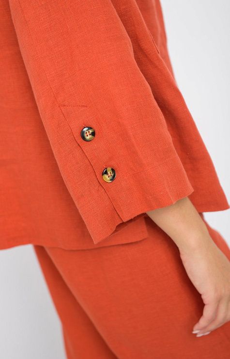 04378AA Жакет ШЕННЕН терракотовый AGENDA 