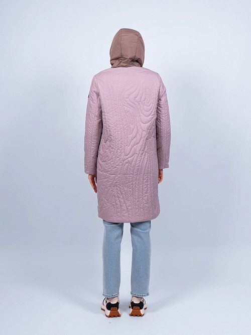 9293/1 Пальто утепленное женское розовый ILAMONER 