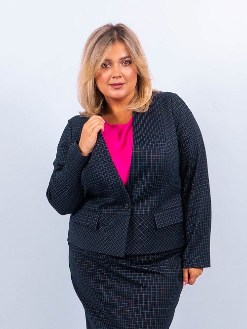 Лазурит Жакет женский фиолетовый ZAR STYLE 