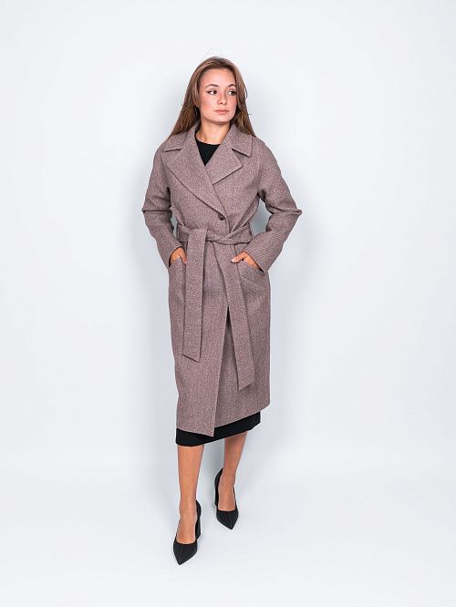 KR-227N/6-STR Пальто женское бежевый 365 