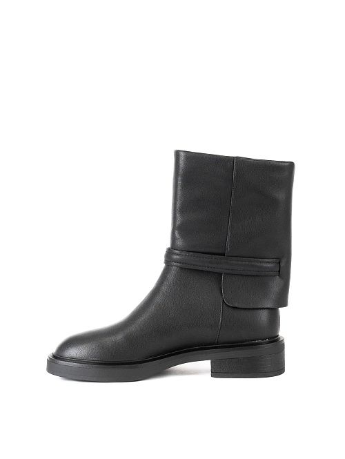 GBF-125637-0301-SB Полусапоги женские натуральная кожа черный Madella 