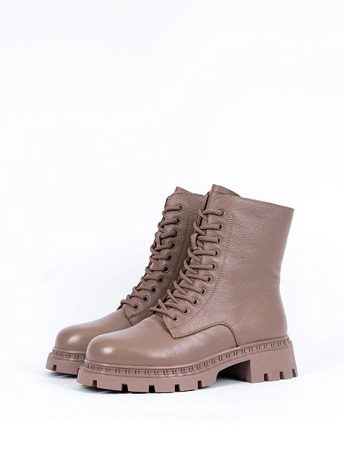 H717ZM-H6098-5 Ботинки женские темно-бежевый 365 