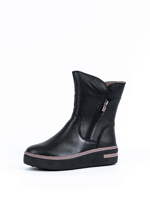 JXW21-BSL3012-1 Полусапоги женские черный Covani 