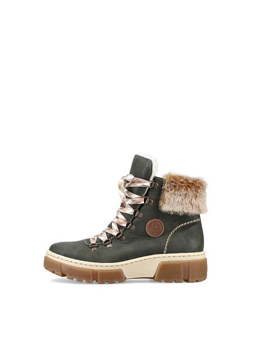 X8647/54 Ботинки женские зеленый Rieker 