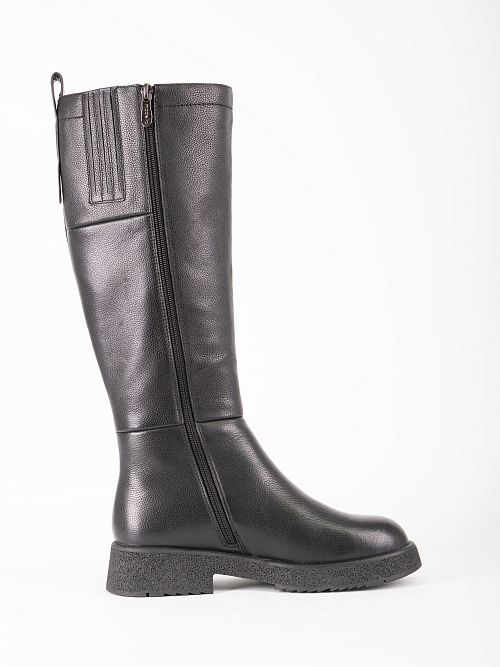 XJU-52460-1A-KI Сапоги женские натуральная кожа черный Madella 