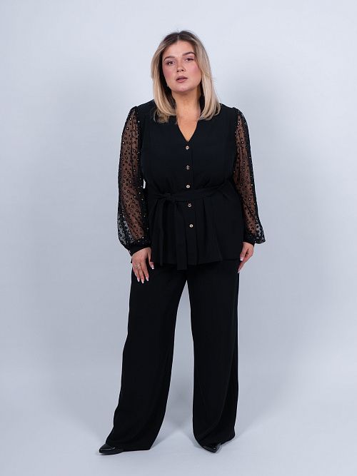 Лиссабон Жакет женский черный ZAR STYLE 