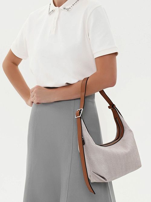 114-142-39-4 Сумка женская бежевый Portofiano 