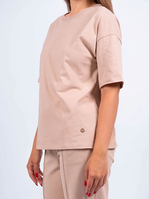 ЕВТ3189/ Футболка женская темно-бежевый VERY NEAT 