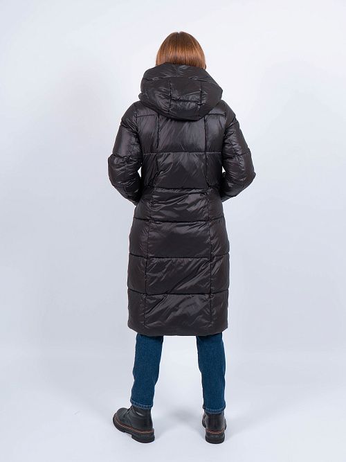 GWD4568I-G901 Пальто женское черный ICEbear 