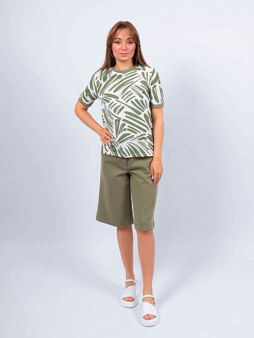 ЕВТ4094/ Шорты женские светлый хаки VERY NEAT 