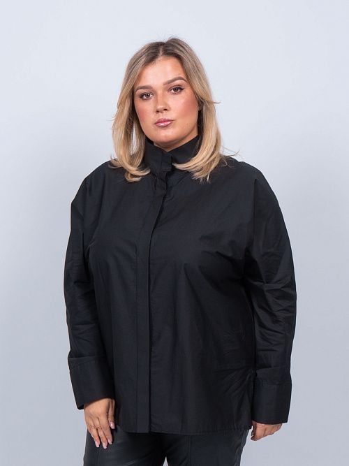 249230 Рубашка женская черный MIRA MIA 