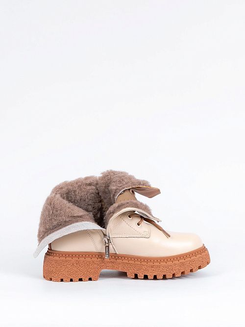 JG011-031 Ботинки женские молочный Baden 