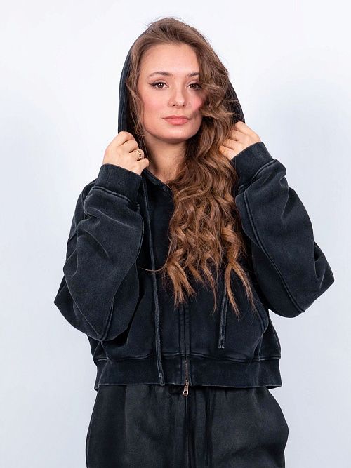 N822-1 Кофта женсая черный 365 