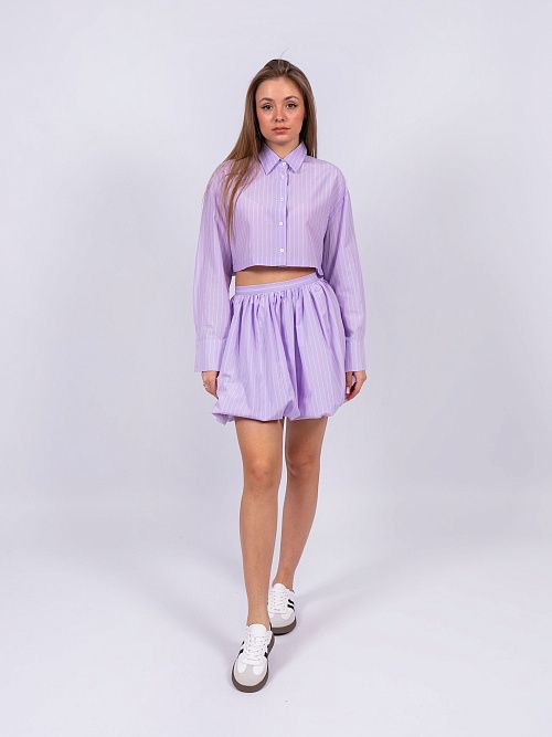 7447 Юбка женская сиреневый GIRL 