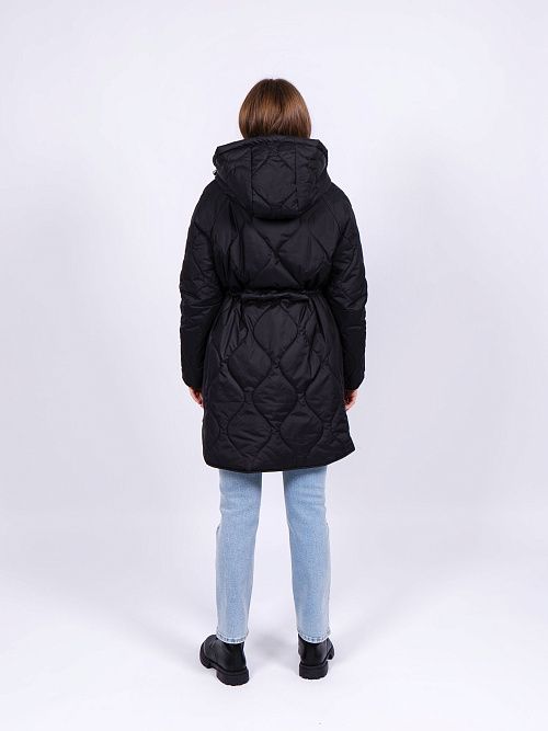 9209-1 Пальто женское черный Baimuni 