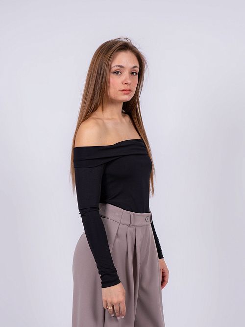 7449 Кофта женская черный GIRL 