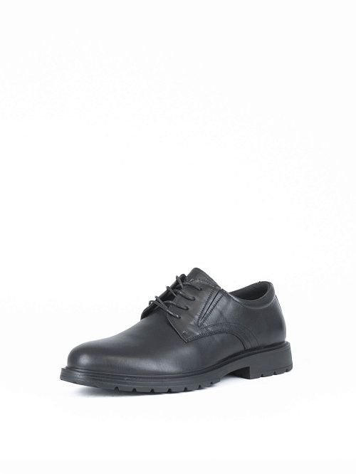 102-18-05-01 Полуботинки мужские натуральная кожа черный DINO RICCI  