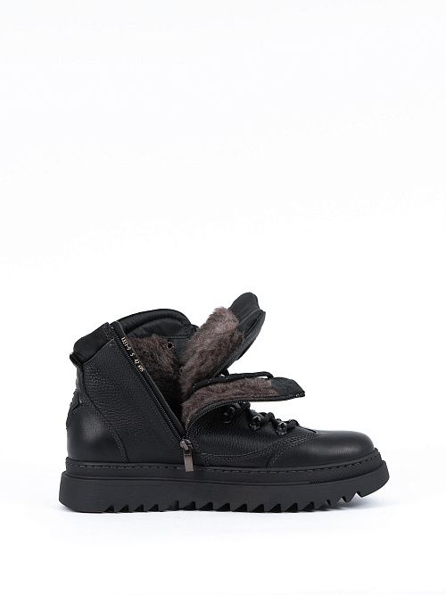 1331-9 Ботинки мужские черный Nine Lines 