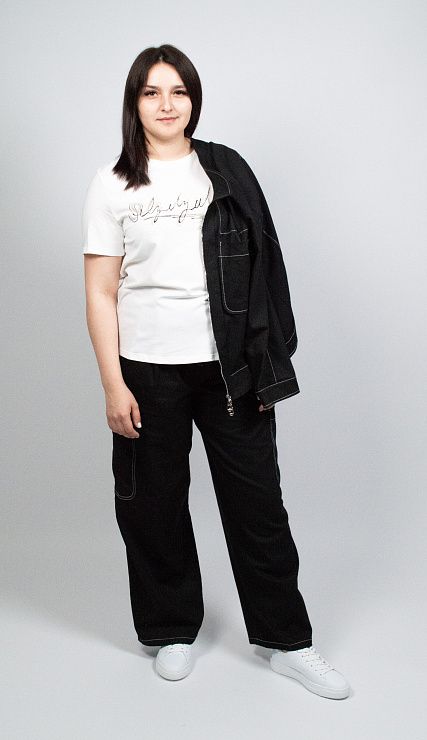 44091B Костюм женский черный JEANNE DARC 