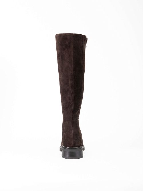 H740-D60-3BZM Сапоги женские натуральная кожа коричневый 365 